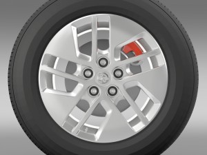 vauxhall vivaro wheel 2015 Modèle 3D