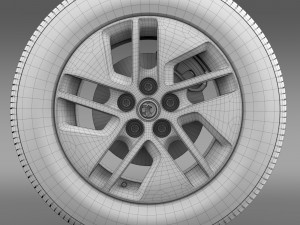 vauxhall vivaro wheel 2015 Modèle 3D