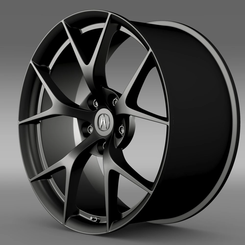 acura nsx rim 2015 3D Model .c4d .max .obj .3ds .fbx .stl .blend 