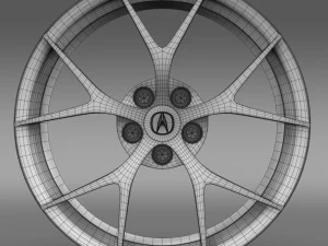 acura nsx rim 2015 3D Model
