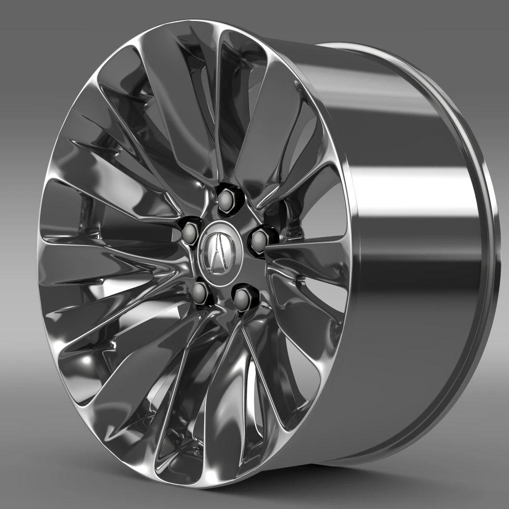 acura rlx rim 3D Model .c4d .max .obj .3ds .fbx .stl .blend