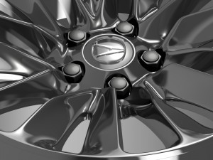 acura rlx rim Modelo 3D