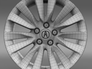 acura rlx rim Modelo 3D