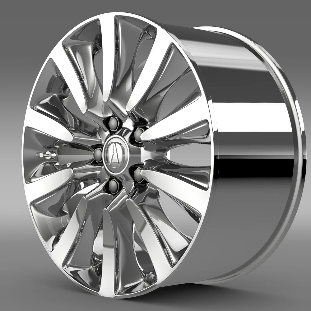 acura rlx sport rim 3D Model .c4d .max .obj .3ds .fbx .stl .blend