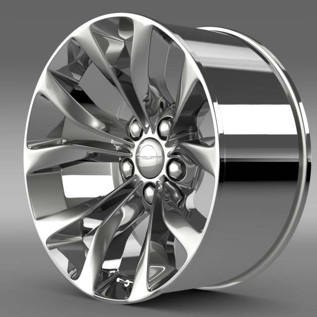 chrysler 300 limited 2015 rim 3D मॉडल .c4d .max .obj .3ds .fbx .stl .blend 