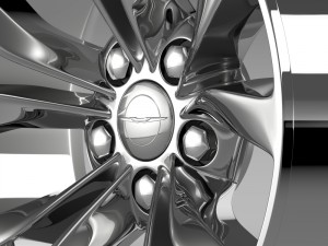 chrysler 300 limited 2015 rim 3D मॉडल