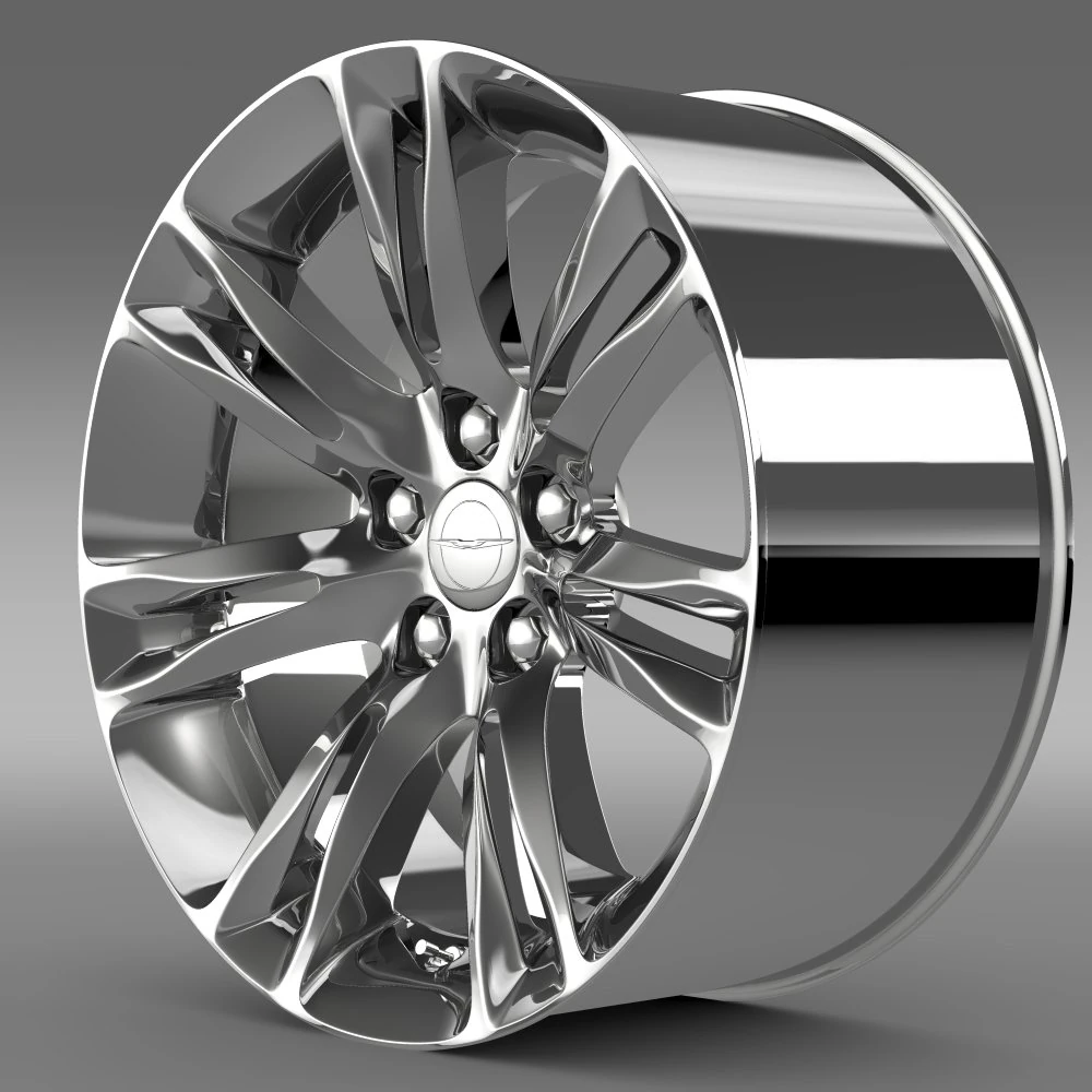 chrysler 300c 2015 rim 3D Model .c4d .max .obj .3ds .fbx .stl .blend