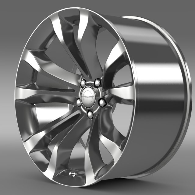 chrysler 300c platinum 2015 rim 3D-Modell .c4d .max .obj .3ds .fbx .stl .blend 