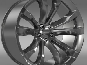 chrysler 300c platinum 2015 rim 3D-Modell