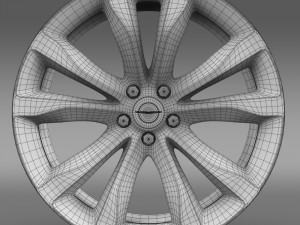 chrysler 300c platinum 2015 rim 3D-Modell