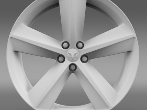 dodge challenger srt8 rim 3D Model