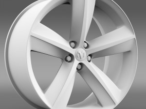 dodge challenger srt8 rim 3D Model