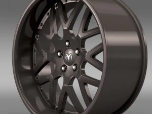 dodge vin diesel car rim 3D Model