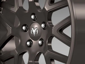 dodge vin diesel car rim 3D Model