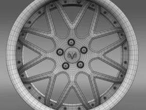 dodge vin diesel car rim 3D Model