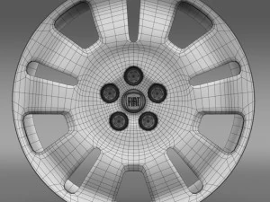 फिएट डोबलो वर्क रिम 2015 3D मॉडल