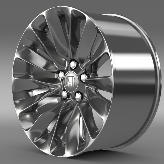 honda legend rim 2015 3D Model .c4d .max .obj .3ds .fbx .stl .blend 