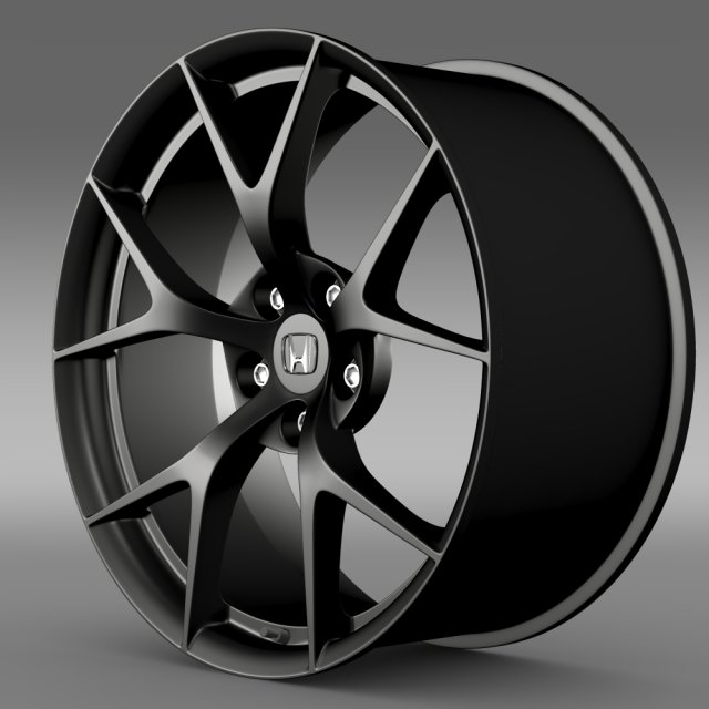 honda nsx rim 2015 3D 모델 .c4d .max .obj .3ds .fbx .stl .blend 