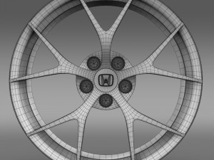 honda nsx rim 2015 3D 모델