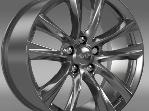 infiniti q70 hybrid rim 2015 Modelo 3D