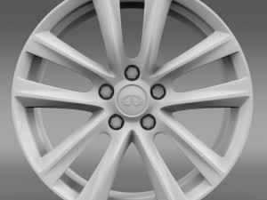 infiniti q70 hybrid rim 2015 Modelo 3D
