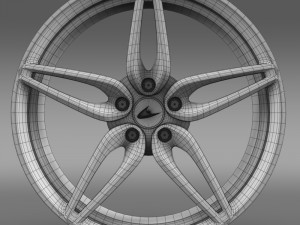 mclaren 570s coupe rim 2015 3D Model