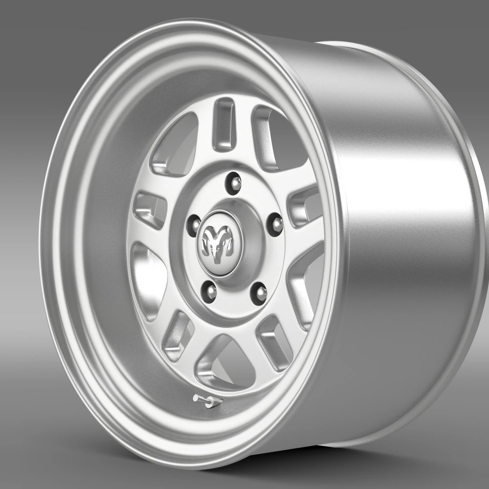 mopar 2 dodge challenger rim 3D Model .c4d .max .obj .3ds .fbx .stl .blend 