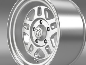 mopar 2 dodge challenger rim 3D Model
