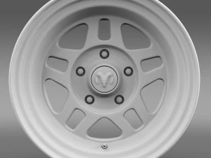 mopar 2 dodge challenger rim 3D Model