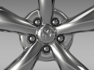 mopar dodge challenger rim Model 3D