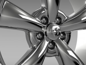mopar dodge challenger rim Model 3D