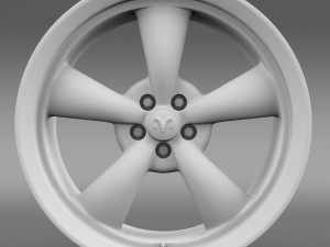 mopar dodge challenger rim Model 3D