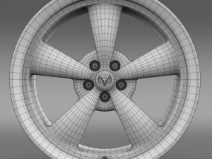 mopar dodge challenger rim Model 3D