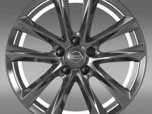nissan fuga hybrid rim 2015 Modello 3D