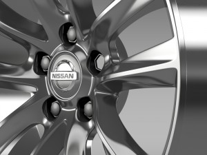 nissan fuga hybrid rim 2015 Modello 3D
