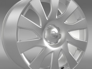 opel vivaro van rim 2015 Modelo 3D