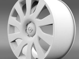 opel vivaro van rim 2015 Modelo 3D