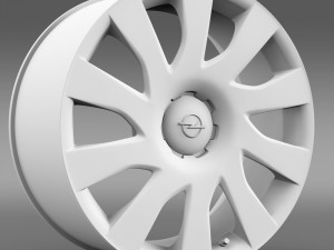 opel vivaro van rim 2015 Modelo 3D