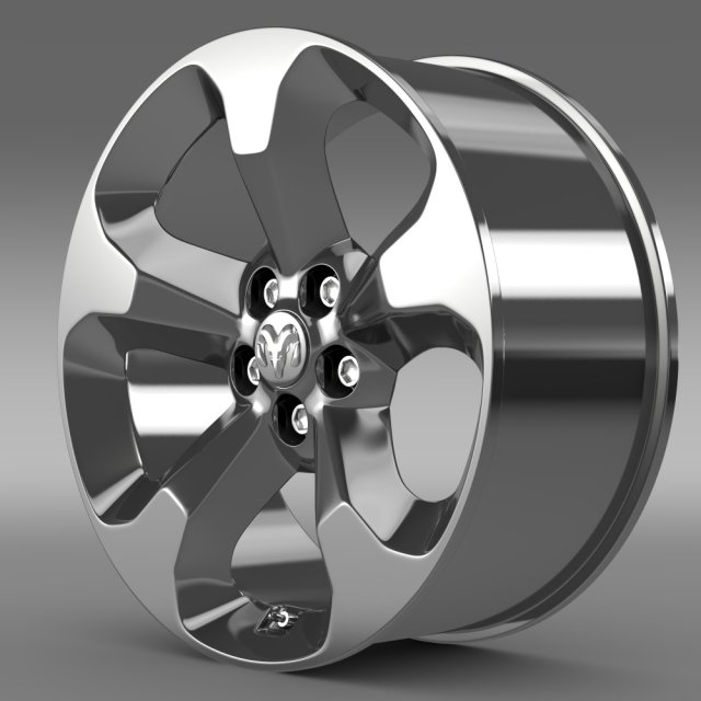 ram promaster city tradesman rim 2015 3D Model .c4d .max .obj .3ds .fbx .stl .blend 