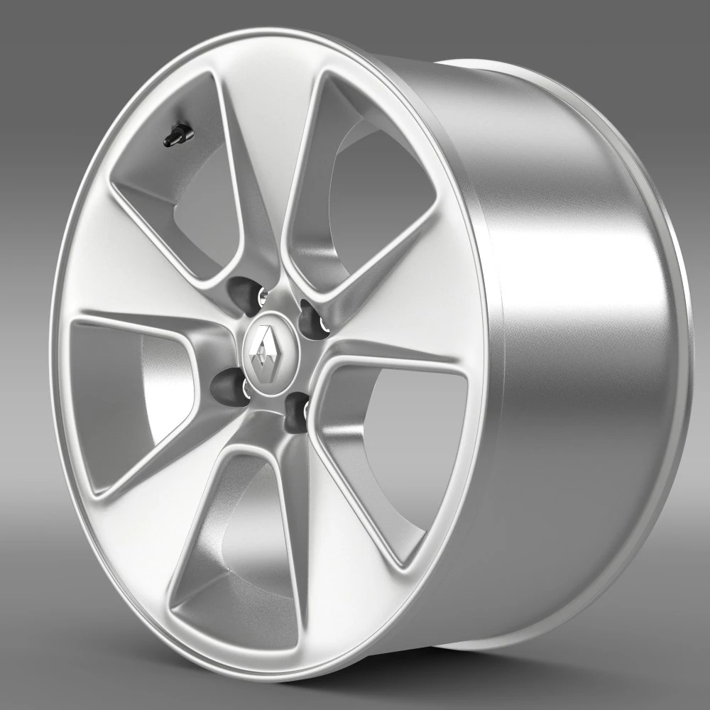 renault logan rim 3D Model .c4d .max .obj .3ds .fbx .stl .blend 