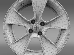 renault logan rim 3D Model