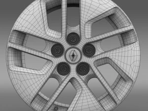 renault trafic rim 2015 3D Model