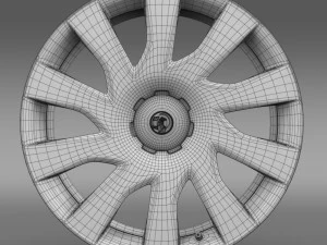 vauxhall vivaro van rim 2015 3D Model