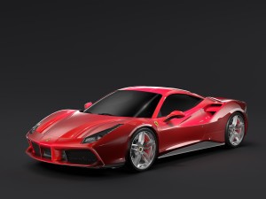 ferrari gtb 488 2016 3D 모델