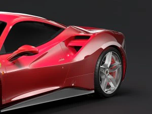 ferrari gtb 488 2016 3D Model