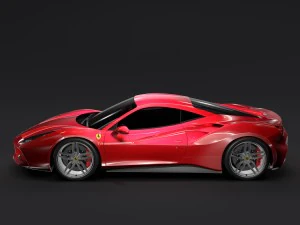 ferrari gtb 488 2016 3D Model