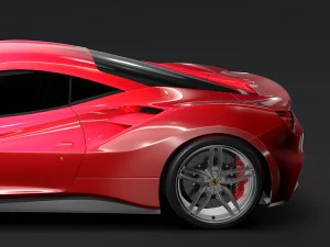 ferrari gtb 488 2016 3D Model