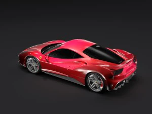 ferrari gtb 488 2016 3D Model