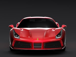 ferrari gtb 488 2016 3D Модель