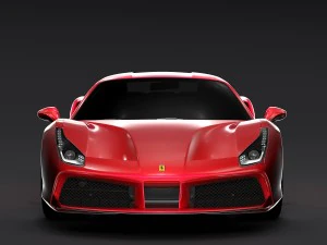 ferrari gtb 488 2016 3D Model